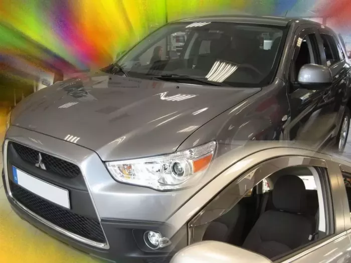 Дефлектори вікон Mitsubishi ASX I (GA; 10-23) - Heko (вставні) 3