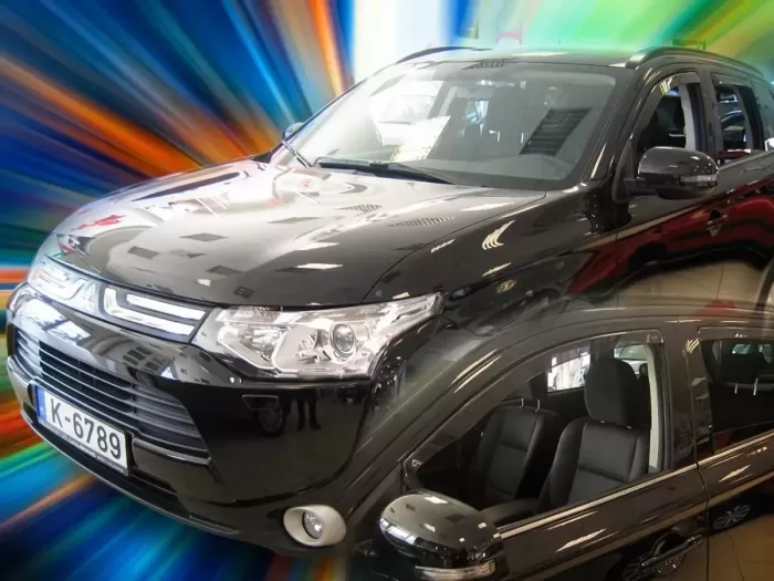 Дефлекторы окон Mitsubishi Outlander III (13-21) - Heko (вставные) 3
