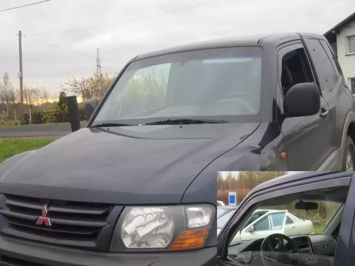 Дефлектори вікон Mitsubishi Pajero Wagon III/IV (99-21) 3D - Heko 4