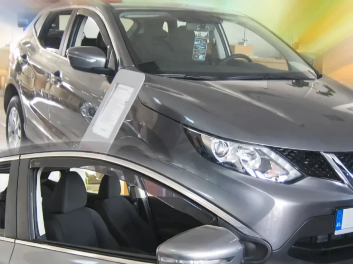 Дефлектори вікон Nissan Qashqai II (J11; 14-21) - Heko (вставні) 3