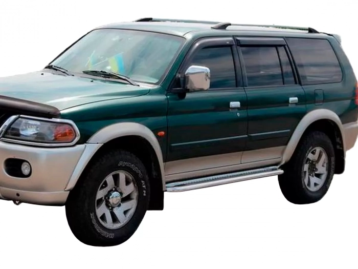 Пороги боковые Mitsubishi Pajero Sport I (96-08) - Premium 4