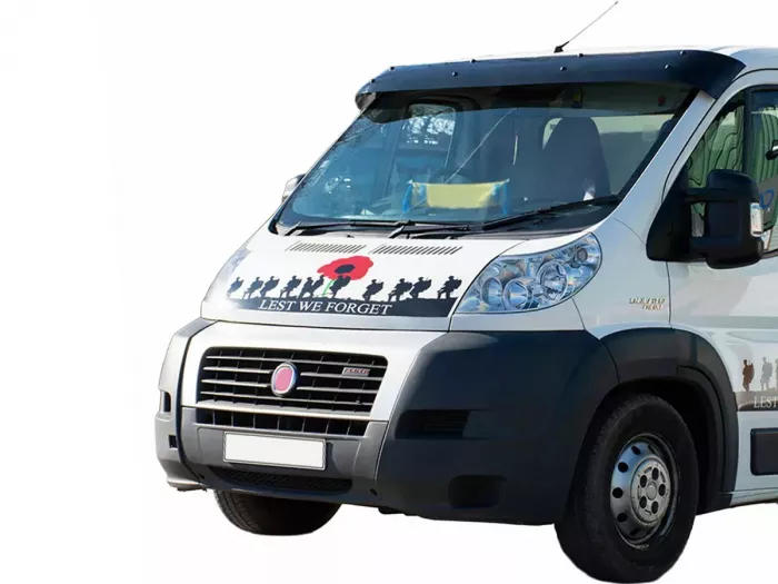 Козирок лобового скла Citroen Jumper II / Fiat Ducato III / Peugeot Boxer II (06-) 6