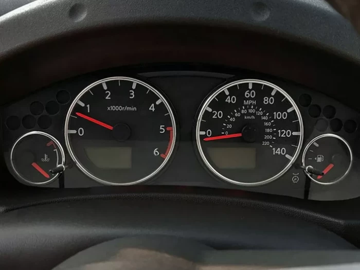 Кольца в щиток приборов Nissan Navara III (D40; 05-14) 2