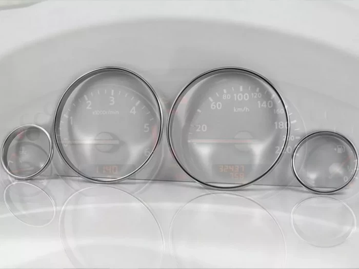 Кольца в щиток приборов Nissan Navara III (D40; 05-14) 4