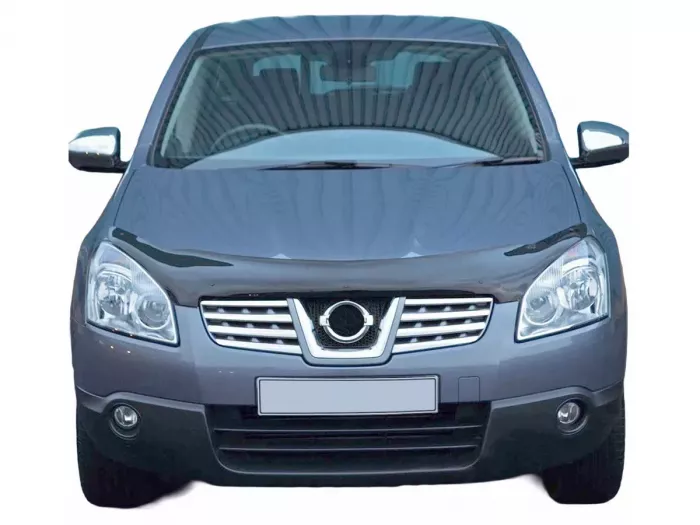 Дефлектор капота Nissan Qashqai I (J10; 07-09) - Cappafe 5