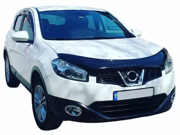 Дефлектор капота Nissan Qashqai I (J10; 10-13) рестайлінг - Cappafe 7