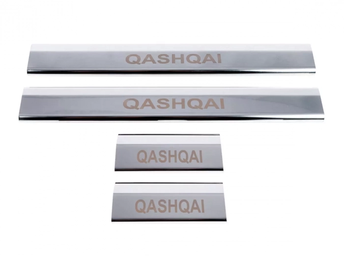 Накладки на внутренние пороги Nissan Qashqai I (J10; 07-13) 1