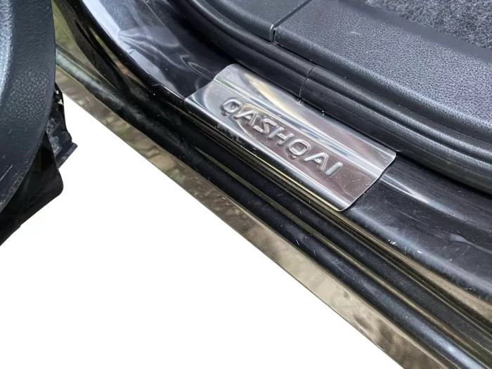 Накладки на пороги Nissan Qashqai I (J10; 07-13) - Omsa 7