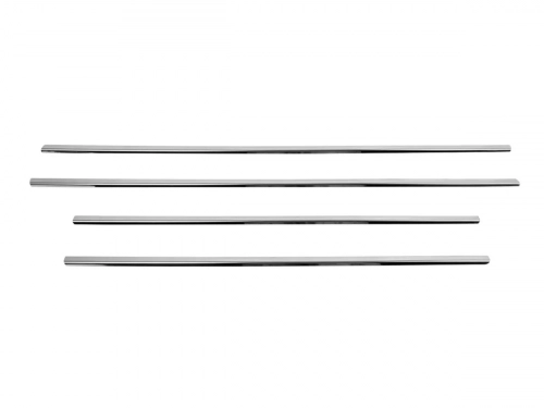Хром нижние молдинги окон Nissan Qashqai I (J10; 07-13) - Carmos 3