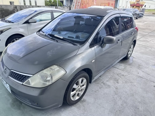 Дефлектори вікон Nissan Tiida I (C11; 04-11) Hatchback - Hic (накладні) 2