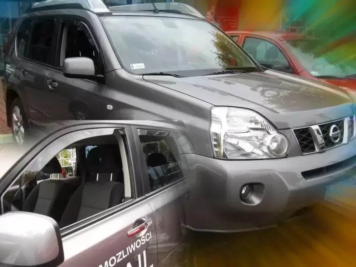 Дефлектори вікон Nissan X-Trail II (T31; 07-13) - Heko (вставні) 4