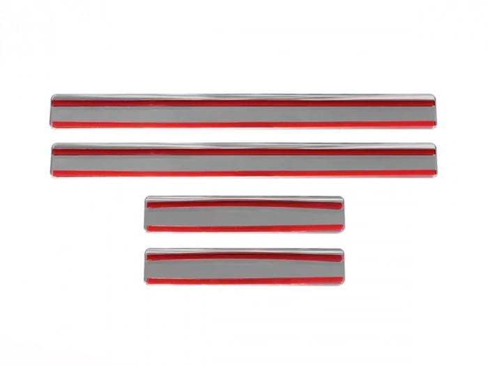 Накладки на пороги Opel Astra G (98-09) Sedan / HB - Omsa (4 шт) 3