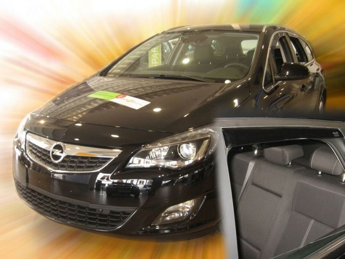 Дефлекторы окон Opel Astra J (10-15) Sports Tourer - Heko (вставные) 4