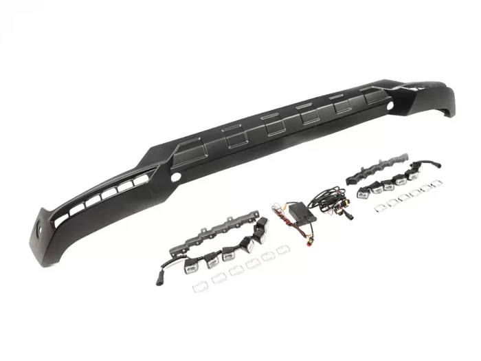 Накладка на передний бампер Mercedes G W463 (90-18) - BRB стиль 2