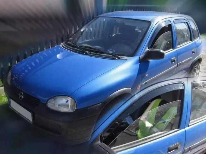 Дефлекторы окон Opel Corsa B (93-00) 5D Htb - Heko (вставные) 3