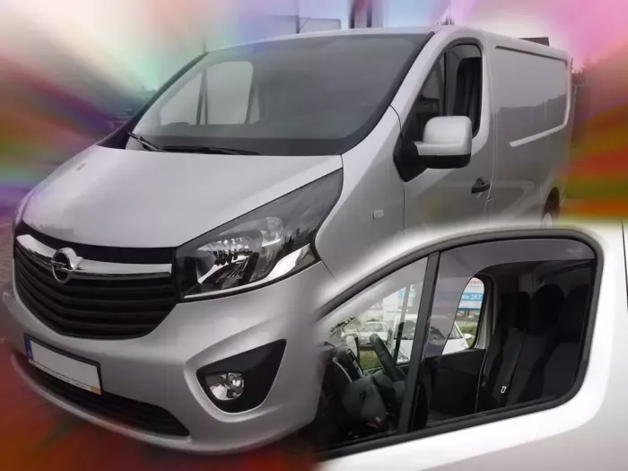 Дефлекторы окон Opel Vivaro B (14-19) - Heko (вставные) 4