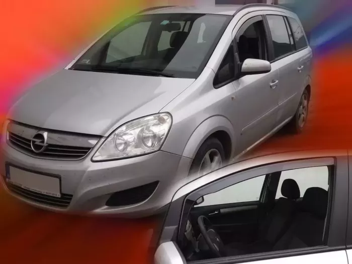 Дефлекторы окон Opel Zafira B (05-14) - Heko (вставные) 3