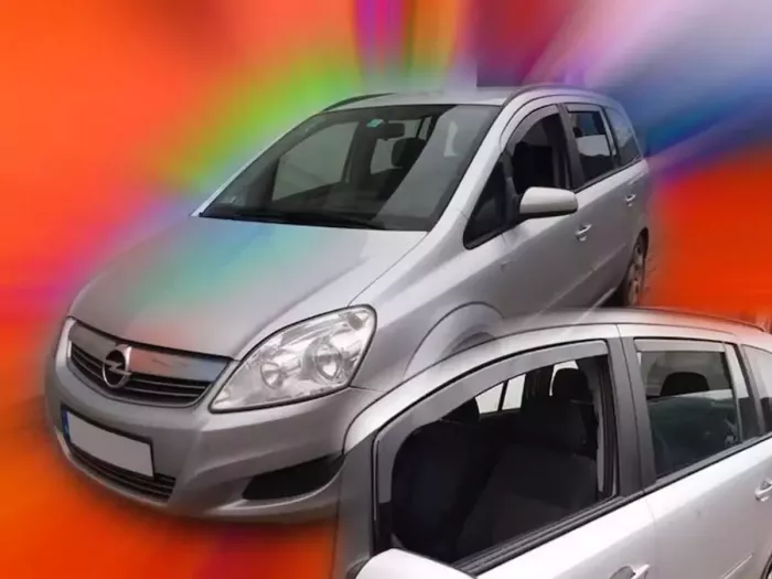 Дефлекторы окон Opel Zafira B (05-14) - Heko (вставные) 4