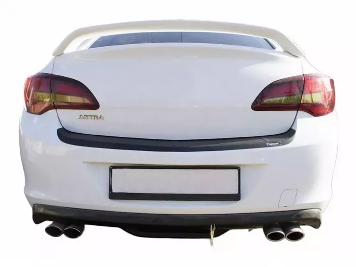 Накладка на задний бампер Opel Astra J (12-18) Sedan - ABS 6
