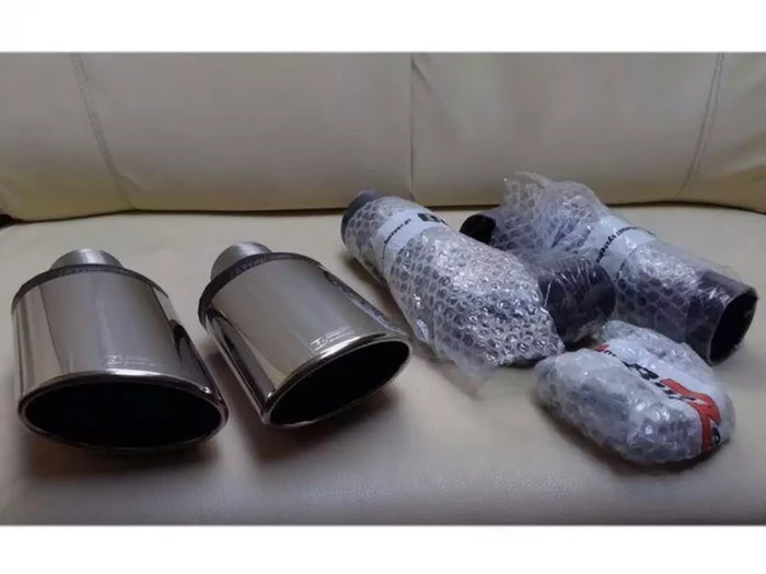 Насадки на глушитель Audi Q7 I (4L; 05-15) - Buzzer 4