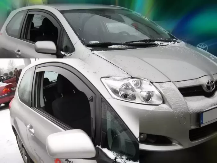 Дефлекторы окон Toyota Auris I (E150; 07-12) 3D - Heko (вставные) 4