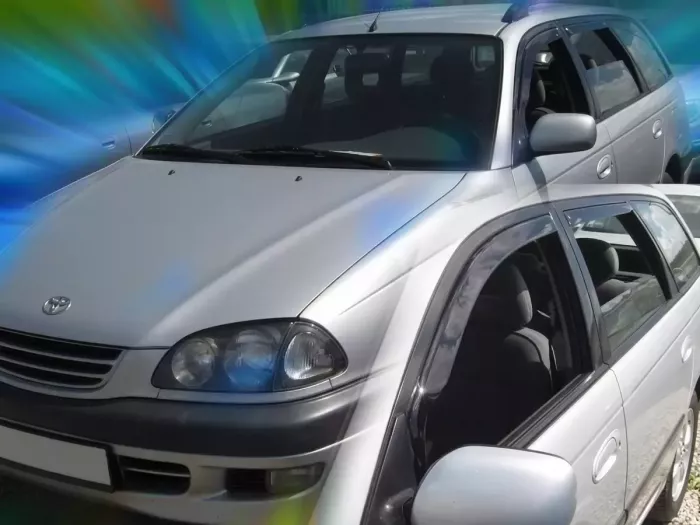 Дефлекторы окон Toyota Avensis I (97-03) Универсал - Heko (вставные) 4