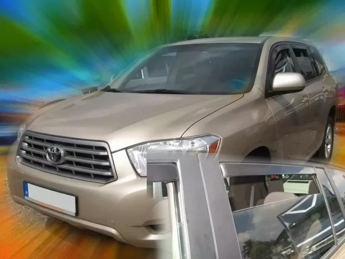 Дефлектори вікон Toyota Highlander II (07-13) - Heko 4