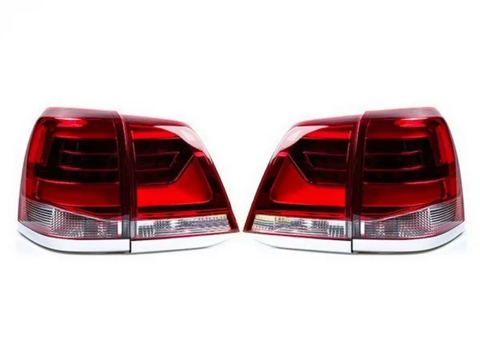 Фонари задние Toyota LC200 (07-15) - 2016 стиль красные 2