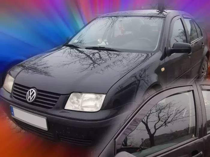 Дефлекторы окон VW Bora A4 (98-05) Sedan - Heko (вставные) 3
