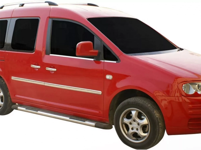 Хром нижні молдинги вікон VW Caddy III (2K; 04-15) - Carmos 4