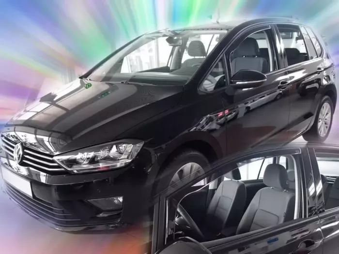 Дефлектори вікон VW Golf Sportsvan (14-20) - Heko (вставні) 4