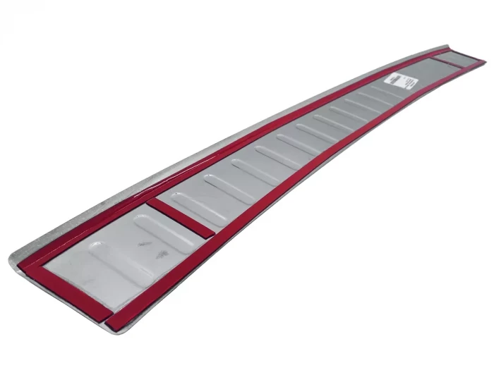 Накладка на задний бампер VW Passat B6 (05-10) Sedan - Nitto (хром) 2