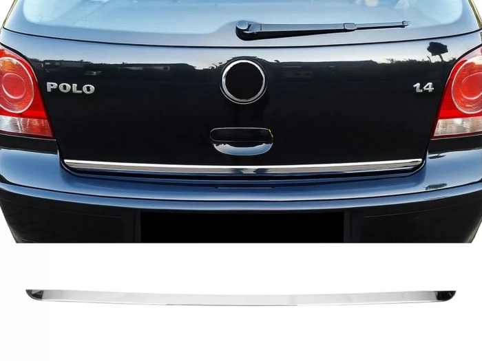 Хром кромка багажника VW Polo Mk4 (9N3; 05-09) 3D 1