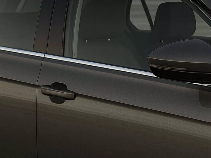 Хром нижние молдинги окон VW Polo V (6R; 09-17) 5D Htb 5