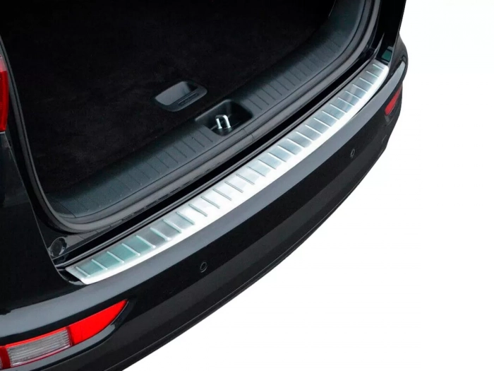 Накладка на бампер Kia Sportage IV (QL; 16-18) - Omsa (серебряная) 1