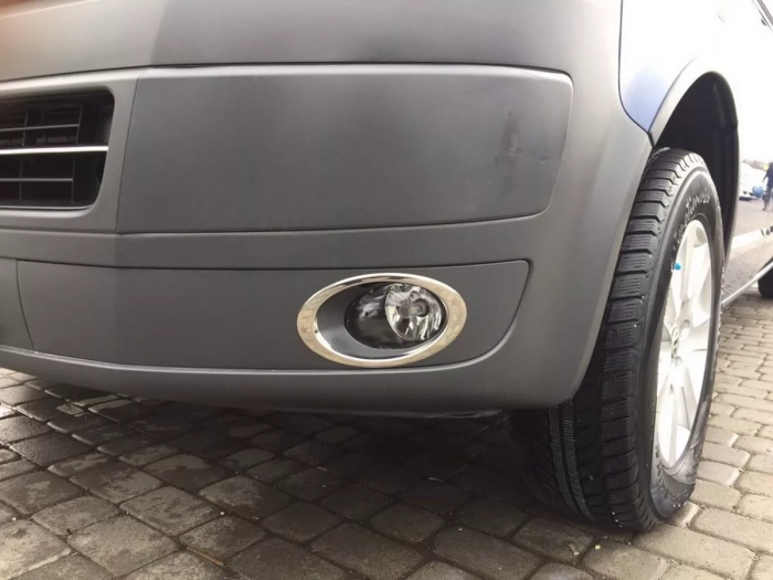 Хром обведення протитуманок VW T5+ (10-15) - Omsa 4