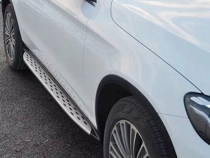 Пороги боковые Mercedes GLC C253/X253 (15-22) - OEM стиль 2