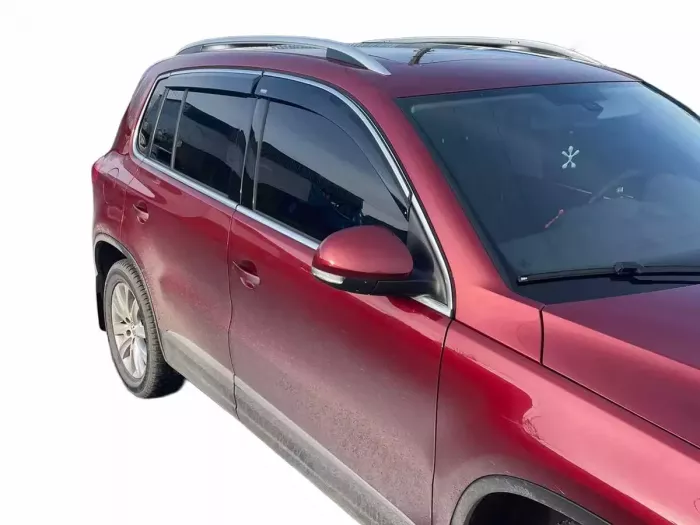 Дефлекторы окон VW Tiguan I (07-15) - Niken (с хром молдингом) 6
