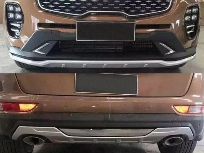 Накладки на бампера Kia Sportage IV (QL; 16-18) - ABS 5