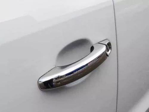 Хром накладки на ручки Audi Q7 I (4L; 05-15) - Omsa Line (без сенсорів) 4