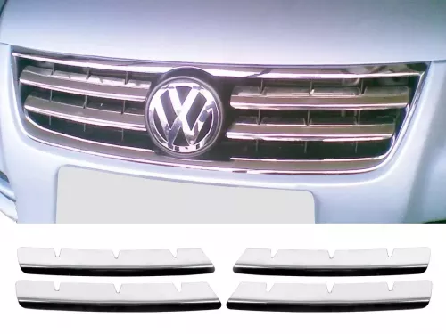 Хром накладки на решётку VW Touareg I (7L; 02-06) 1
