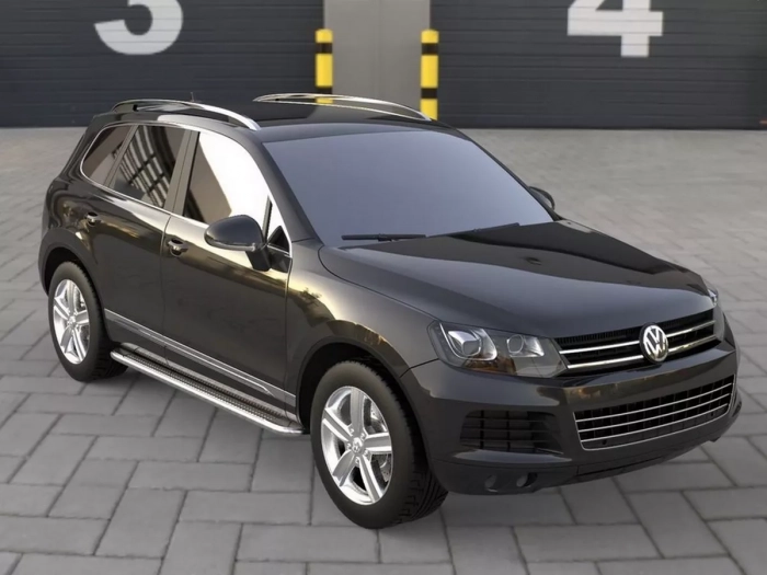 Підніжки бічні VW Touareg II (7P; 10-18) - Premium 4