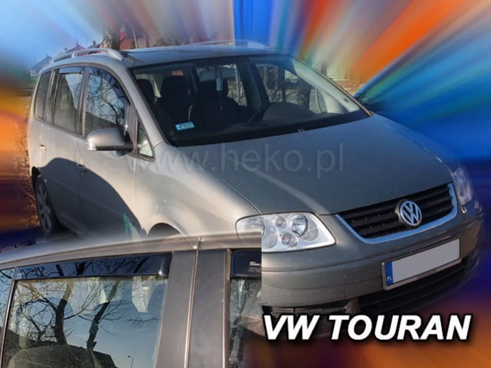 Дефлектори вікон VW Touran I (1T; 03-15) - Heko (вставні) 4
