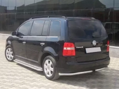 Защита задняя VW Touran I (1T; 03-10) - углы 3