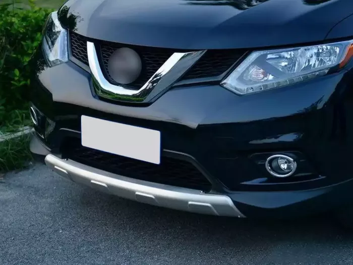 Накладки под бампера Nissan X-Trail T32 (14-16) - нержавейка 5