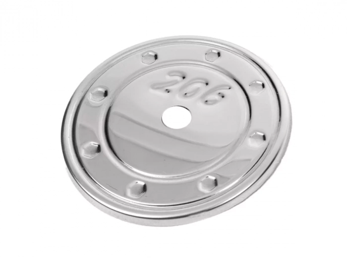 Хром накладка на лючок бензобака Peugeot 206 (98-12) 2