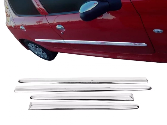 Хром молдинг дверной Peugeot 206 (98-12) 1