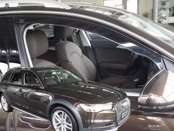 Дефлекторы окон Audi A6 C7 (11-18) Универсал - Heko (вставные) 3