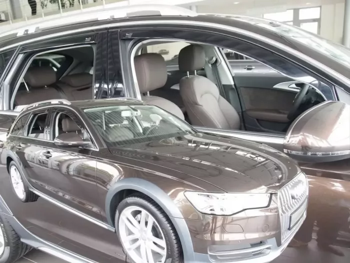 Дефлекторы окон Audi A6 C7 (11-18) Универсал - Heko (вставные) 4