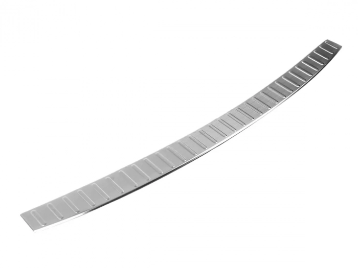 Накладка на задний бампер Hyundai Tucson III (TL; 16-18) - Omsa (серебряная) 1